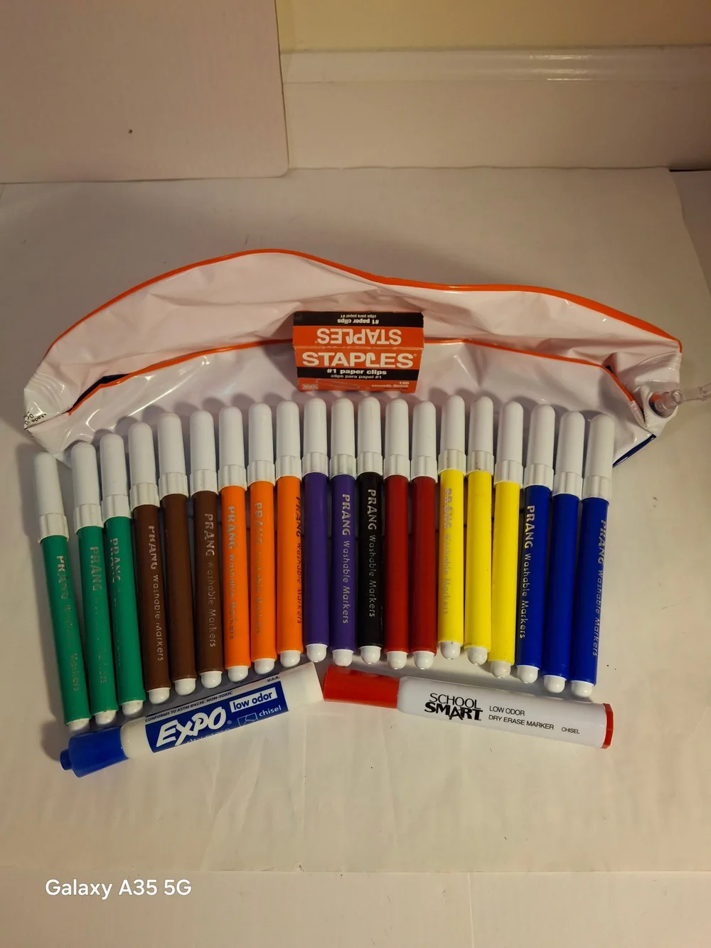 School Supplies 25+ Dry-Erase Board with Multicolor Markers & More
